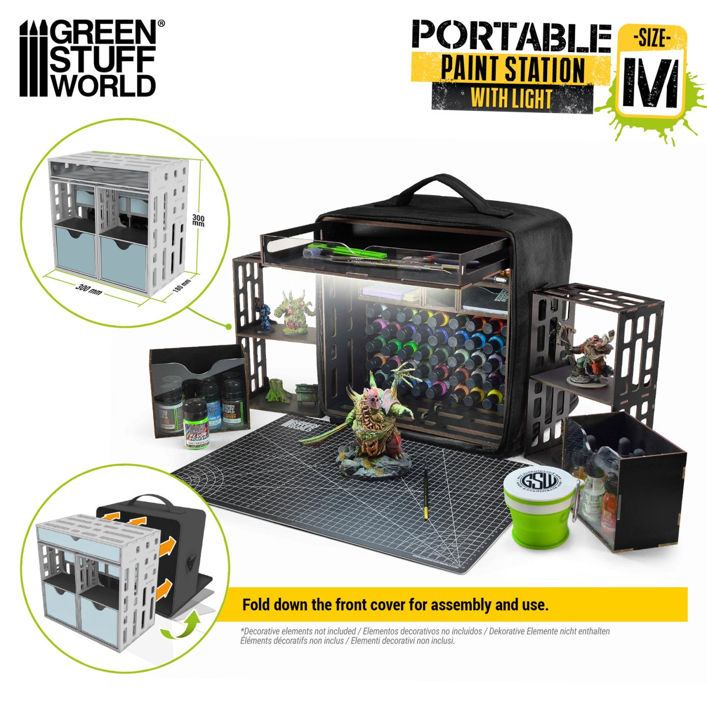 
                  
                    Portable Paint Station m. Lys
                  
                
