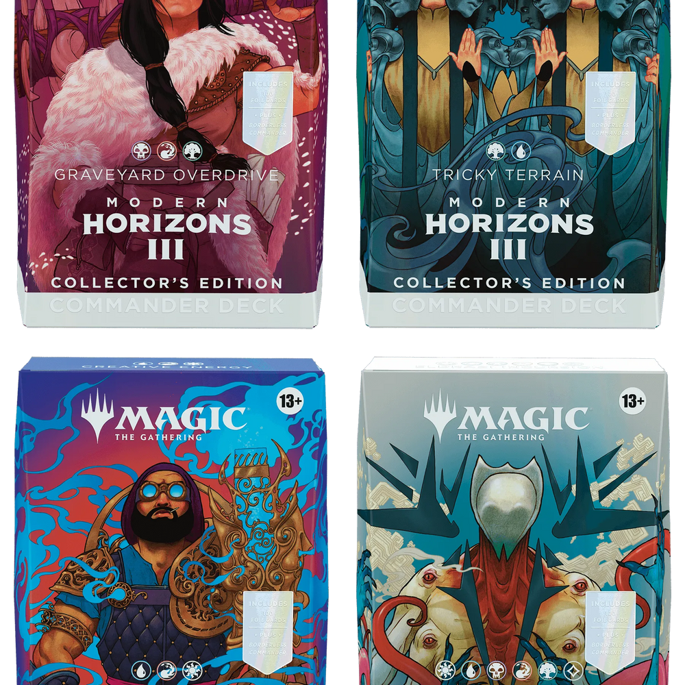 Modern Horizons 3 Commander Decks – Collector's Edition (alle 4 decks) - ZZGames.dk