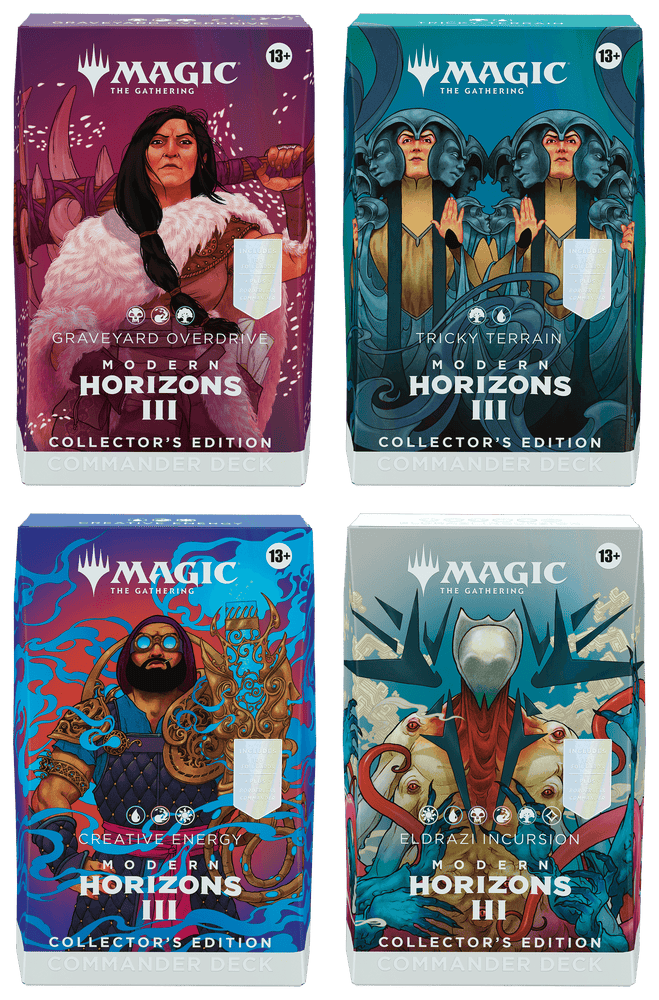 Modern Horizons 3 Commander Decks – Collector's Edition (alle 4 decks) - ZZGames.dk