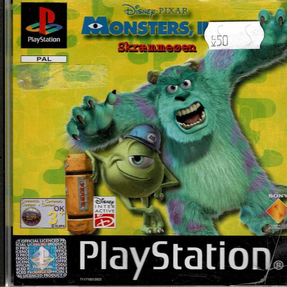 Monsters, Inc. Skræmmeøen (kosmetiske fejl) - ZZGames.dk