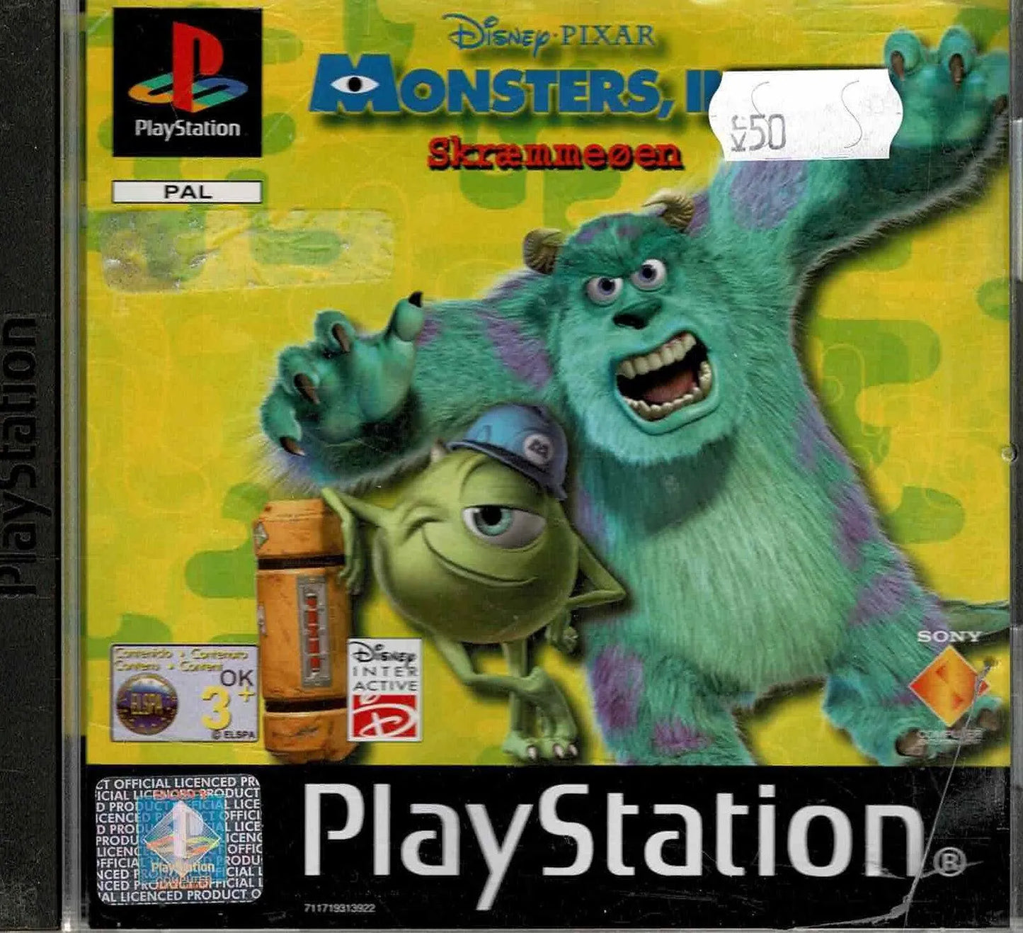 Monsters, Inc. Skræmmeøen (kosmetiske fejl) - ZZGames.dk