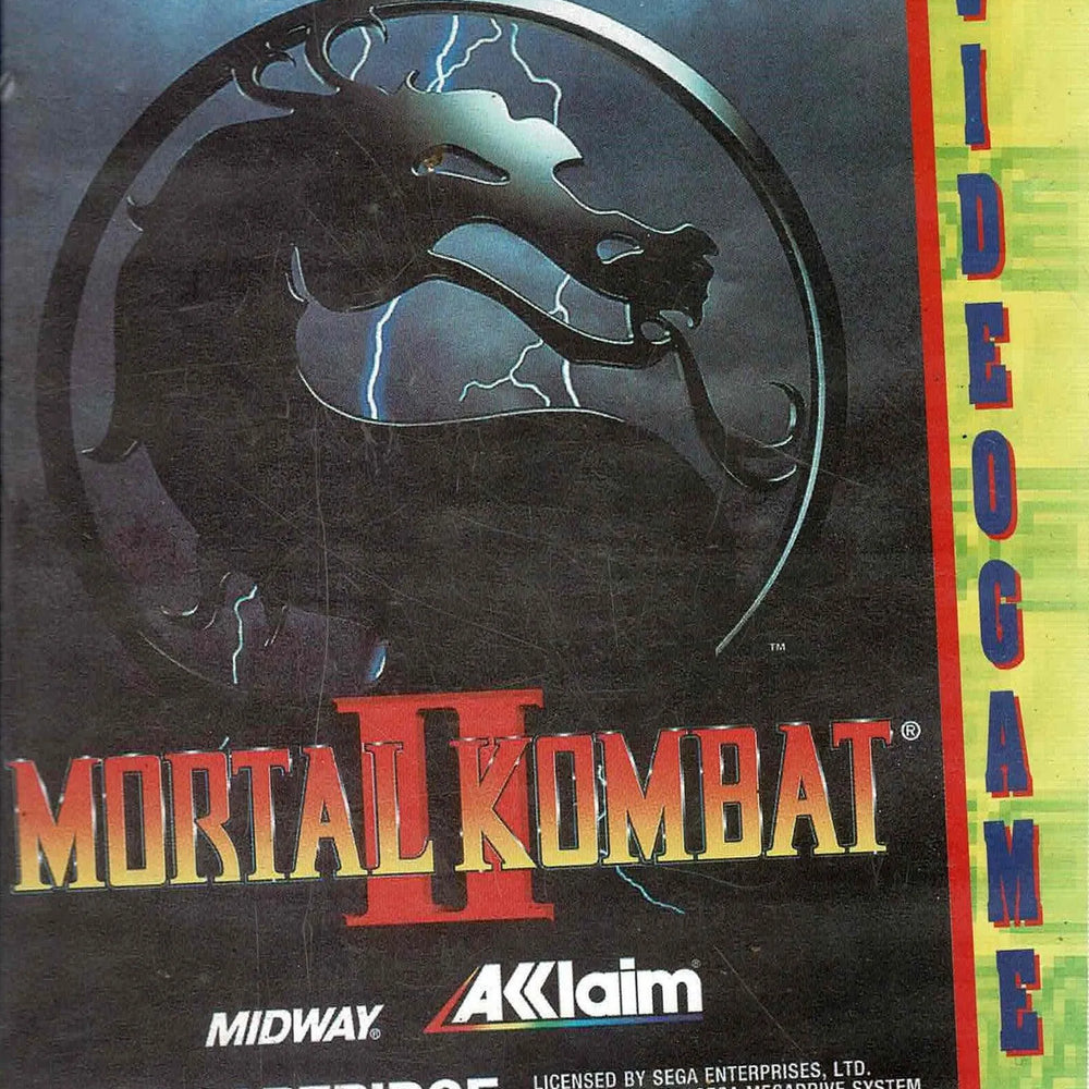 Mortal Kombat 2 Udlejningsæske (slidt æske) - ZZGames.dk