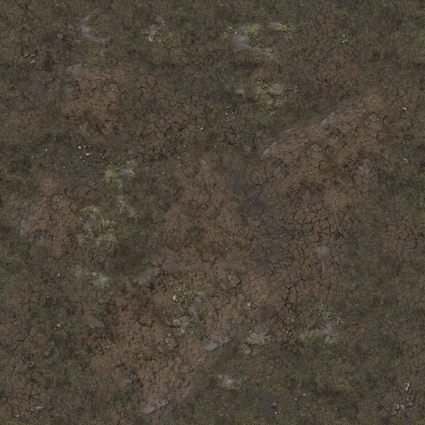 Muddy Streets Gaming Mat 3x3 - ZZGames.dk
