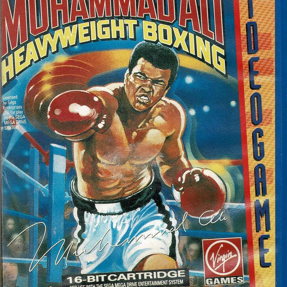 Muhammad Ali Heavyweight Boxing Udlejningsæske (slidt æske og u. manual) - ZZGames.dk