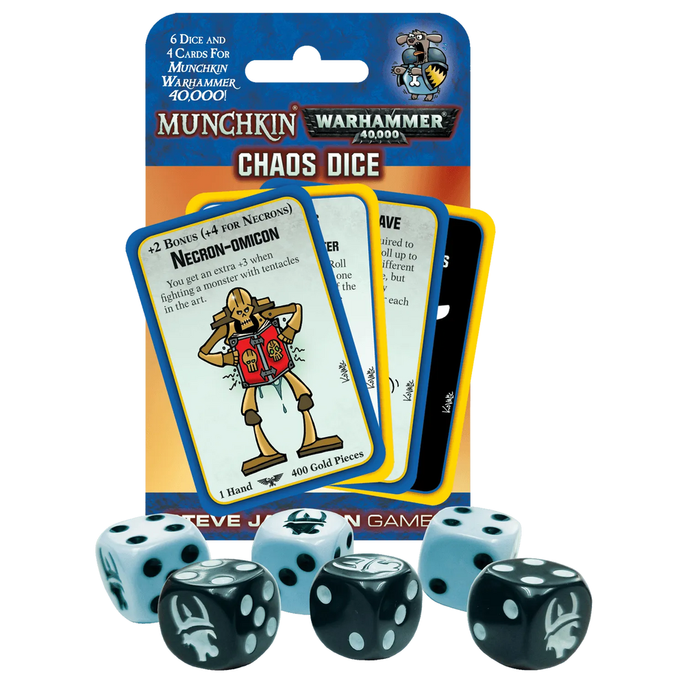 Munchkin Warhammer 40,000 Chaos Dice - ZZGames.dk