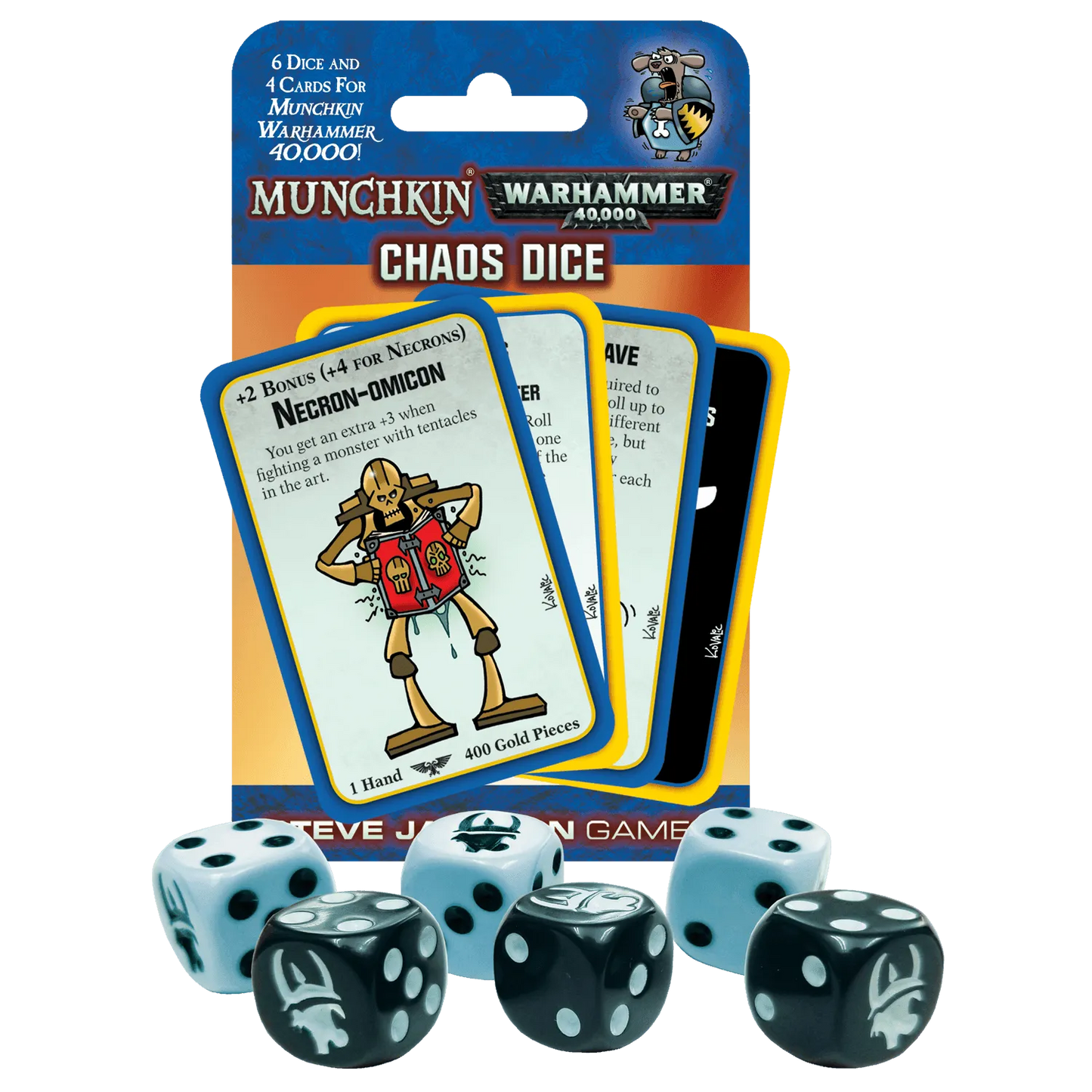 Munchkin Warhammer 40,000 Chaos Dice - ZZGames.dk
