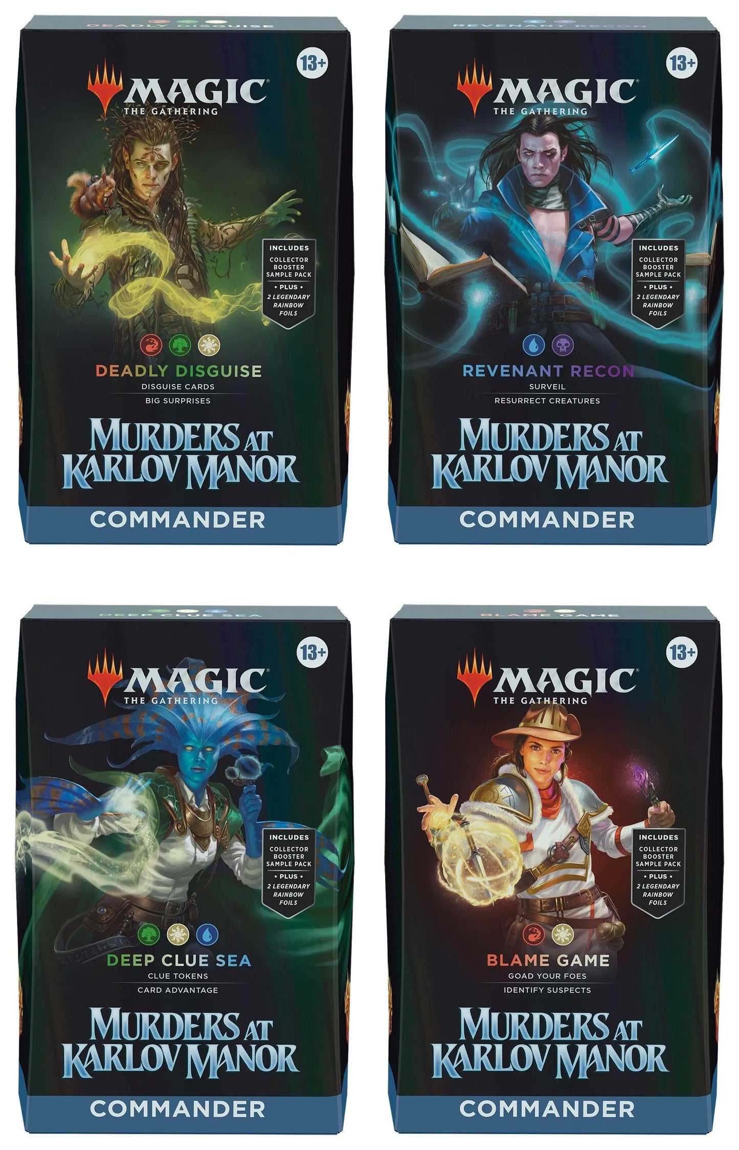 Murders at Karlov Manor Commander Decks (alle 4 decks) - ZZGames.dk