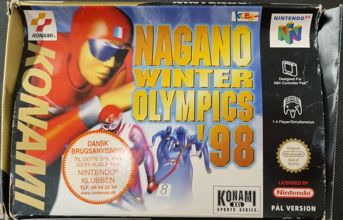 Nagano Winter Olympics '98 i æske (kosmetiske fejl) - ZZGames.dk