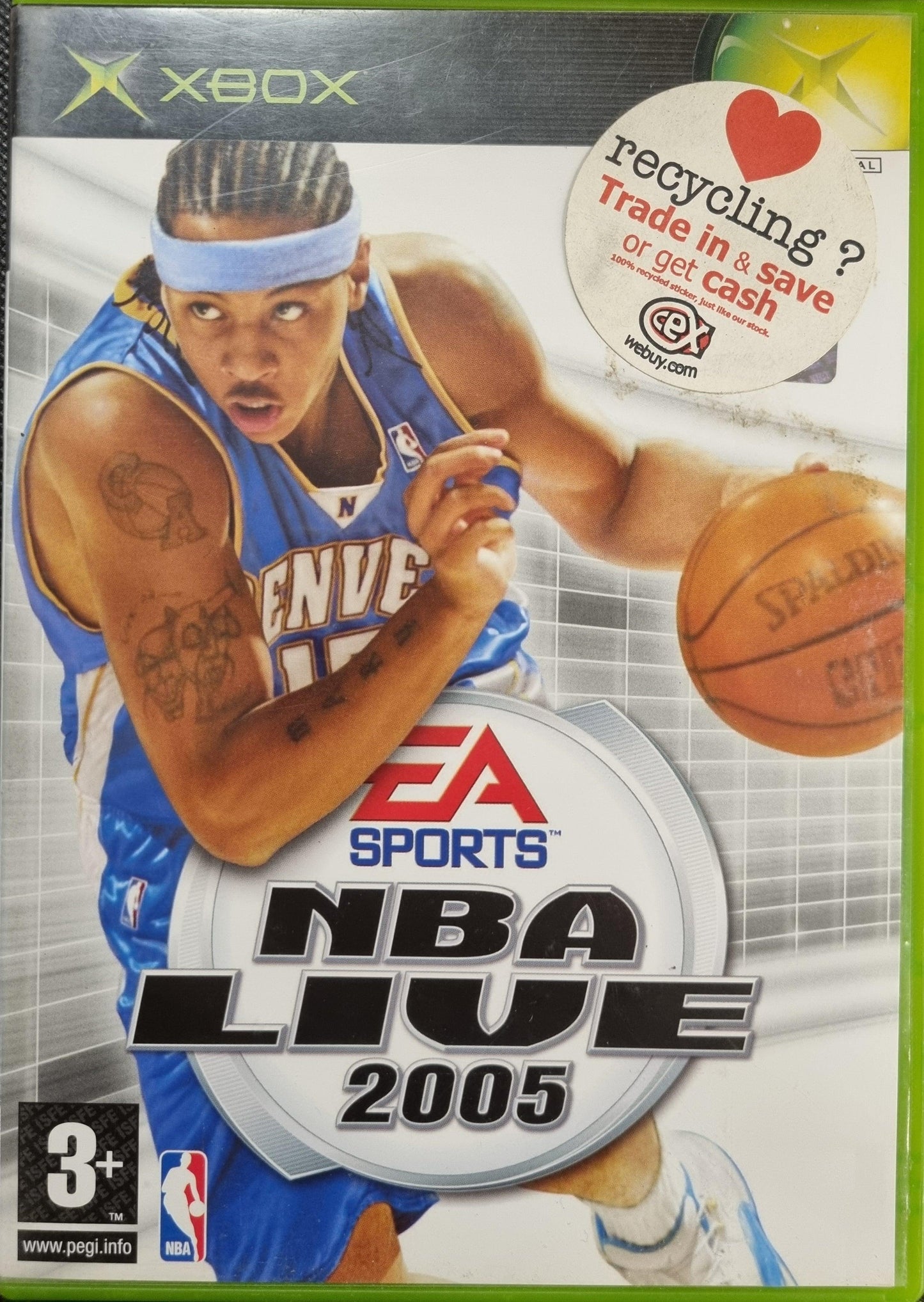 NBA Live 2005 (beskadiget manual) - ZZGames.dk