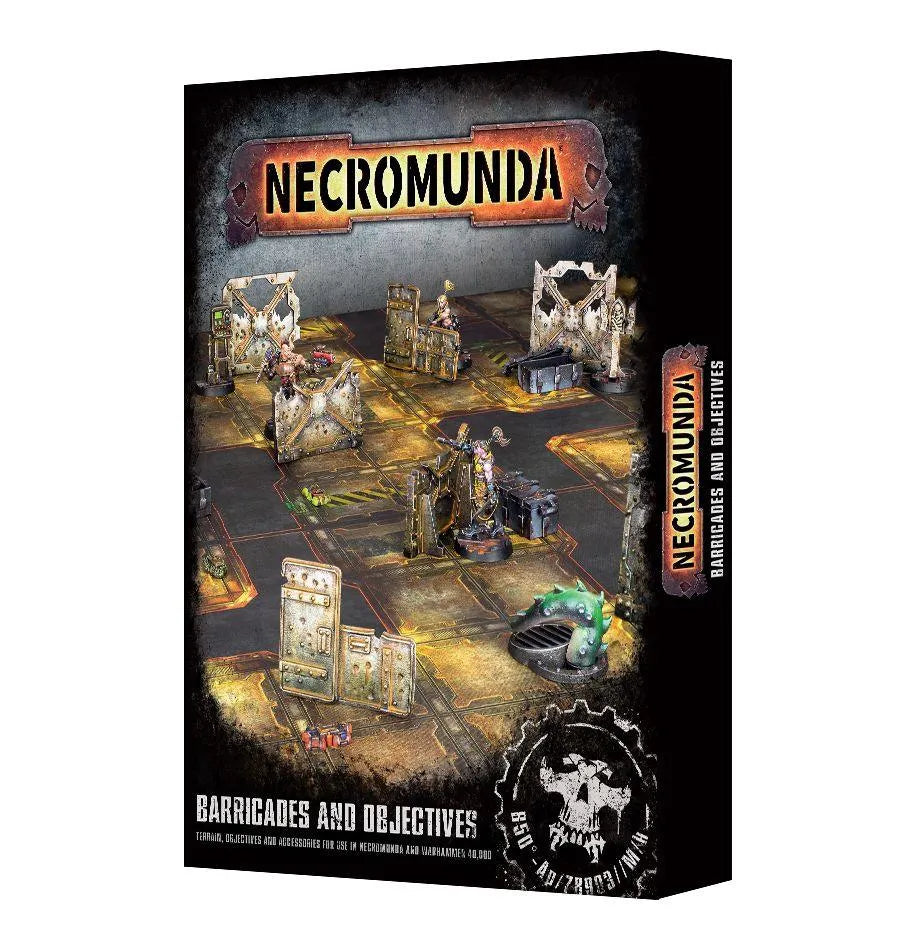 NECROMUNDA BARRICADES AND OBJECTIVES - ZZGames.dk