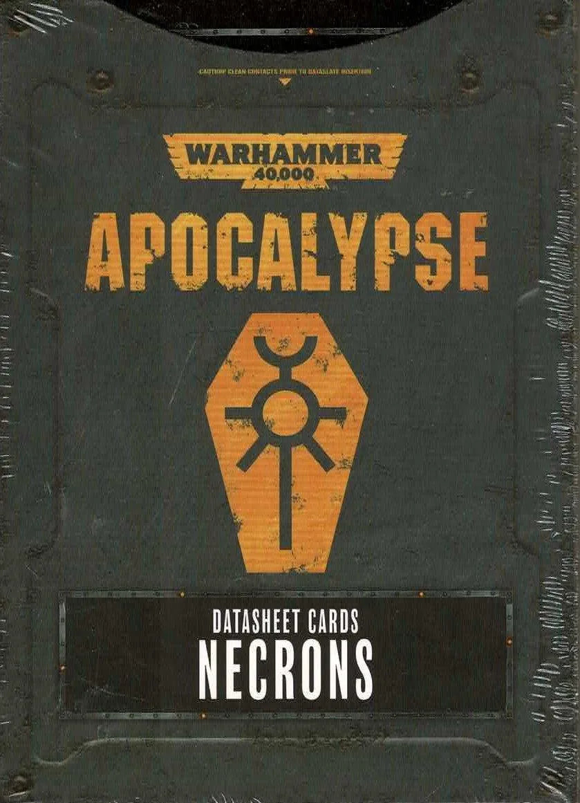 NECRONS DATASHEET CARDS - ZZGames.dk