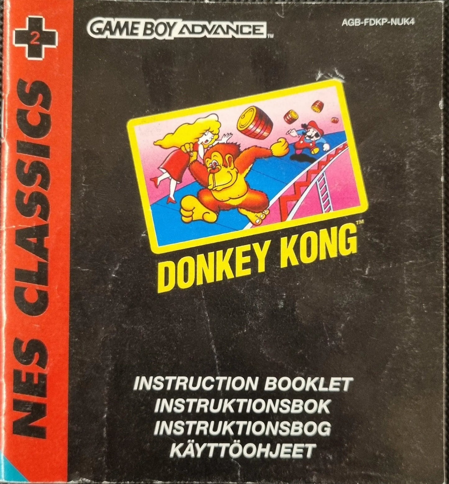 NES Classics Donkey Kong manual (NUK4) - ZZGames.dk