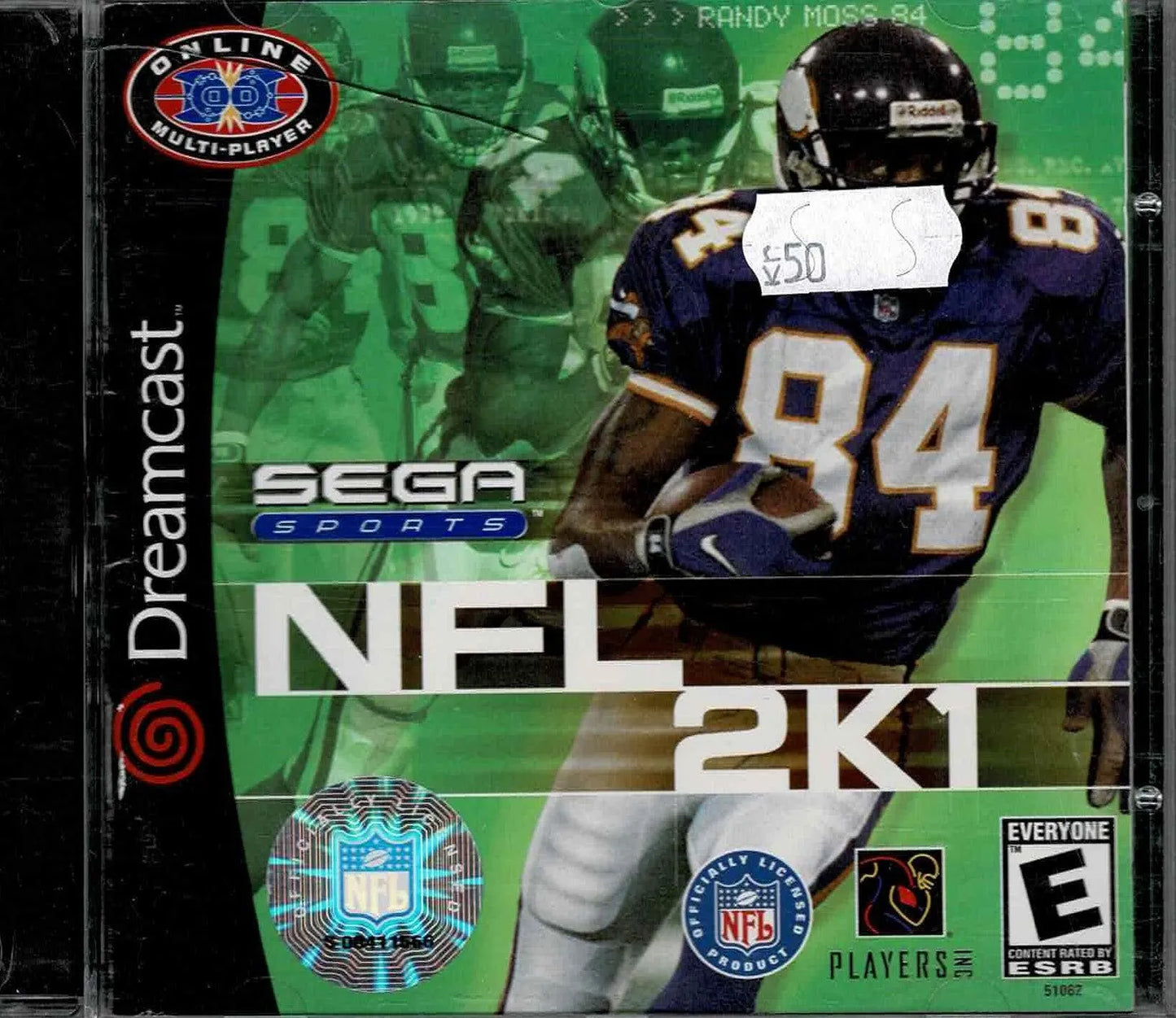 NFL 2K1 (NTSC) - ZZGames.dk