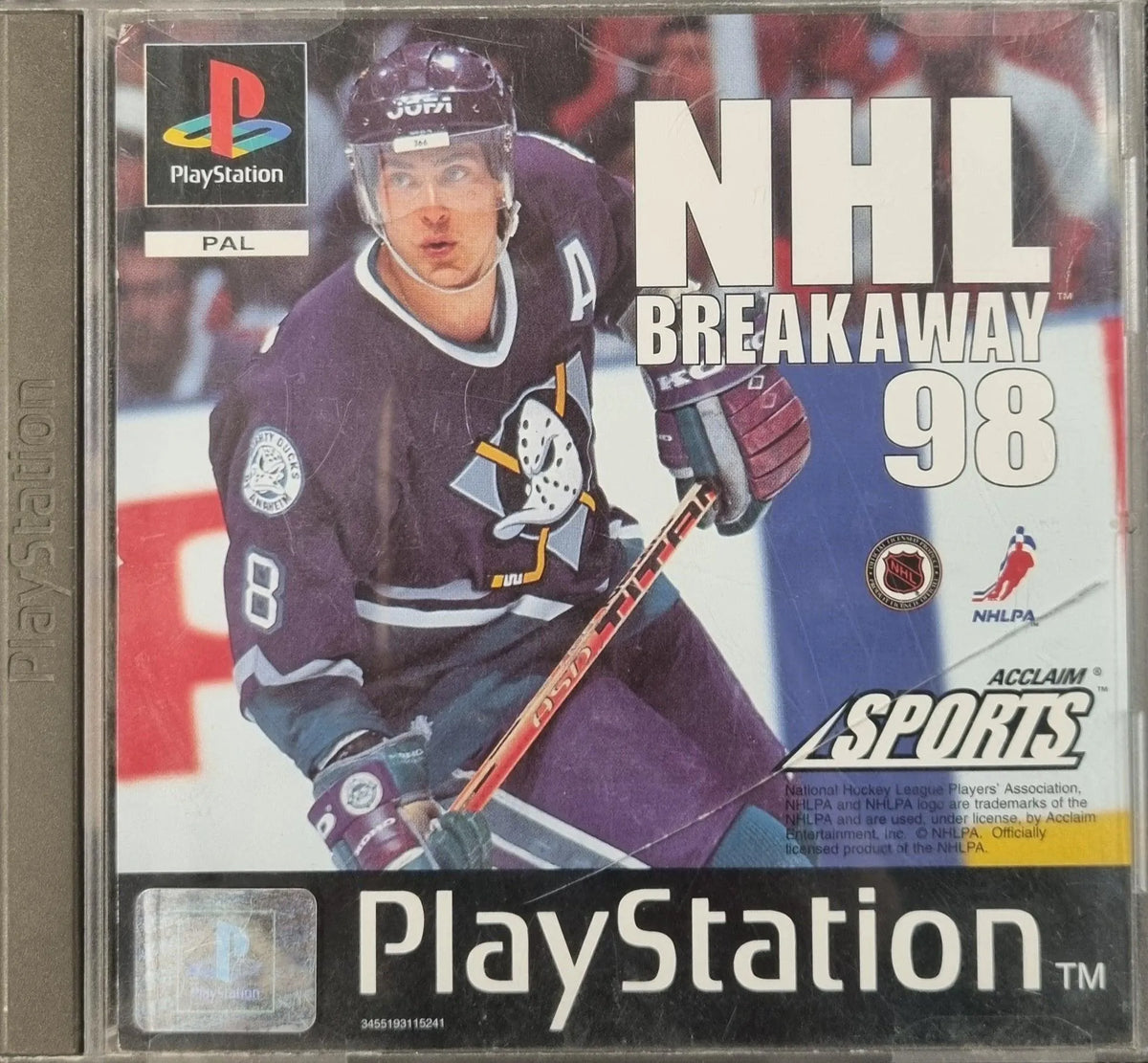 NHL Breakaway 98 (flænge på plastikcover)