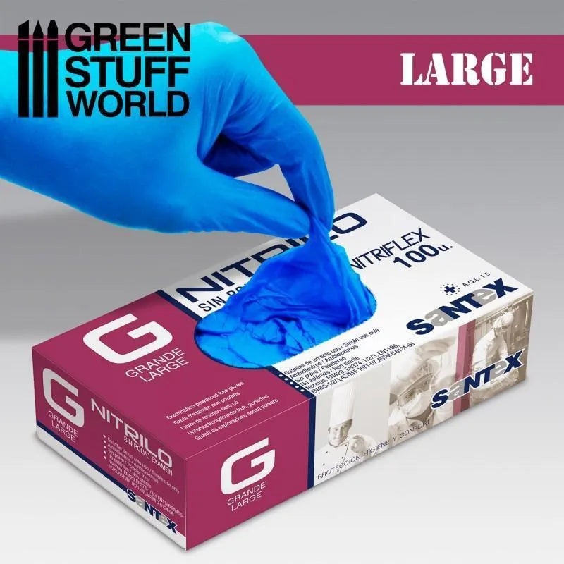 Nitrile Gloves - Large - ZZGames.dk