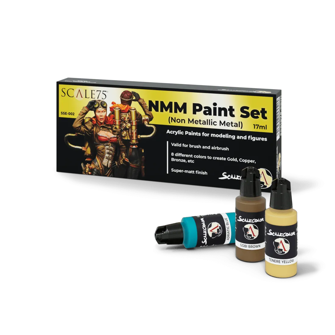 
                  
                    NMM Paint Set GOLD AND COPPER (8x17mL) - ZZGames.dk
                  
                