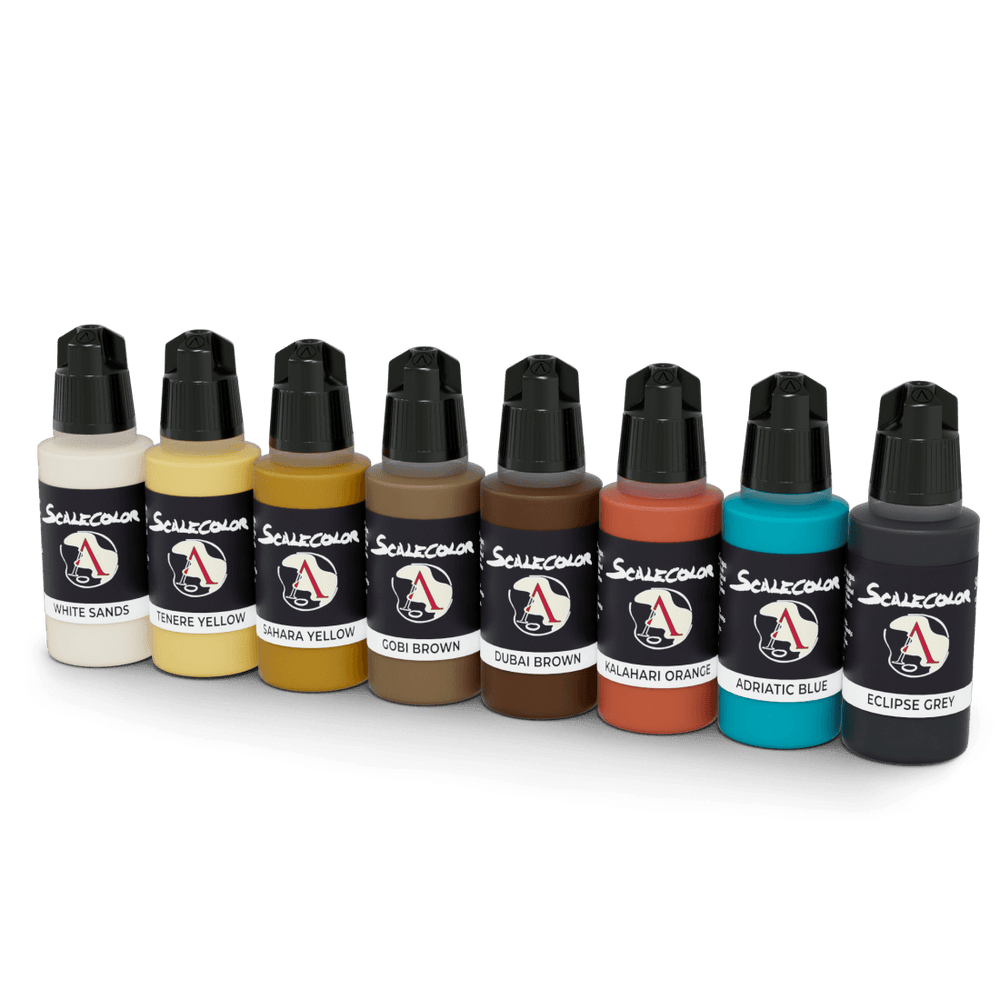 NMM Paint Set GOLD AND COPPER (8x17mL) - ZZGames.dk