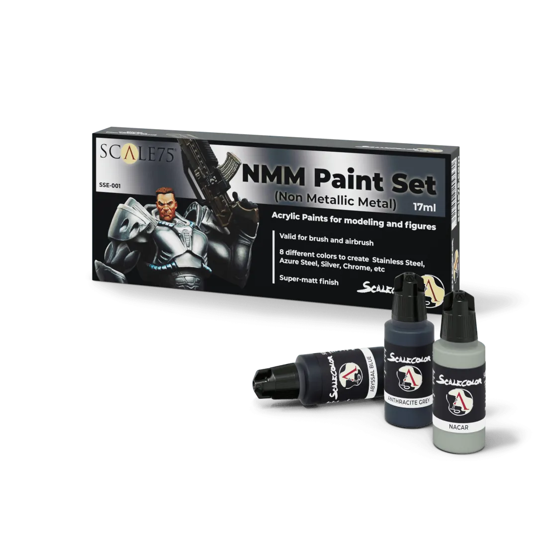 
                  
                    Nmm Paint Set Steel (8x17ml) - ZZGames.dk
                  
                
