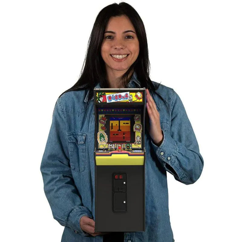 Official Dig Dug Quarter Size Arcade Cabinet - ZZGames.dk