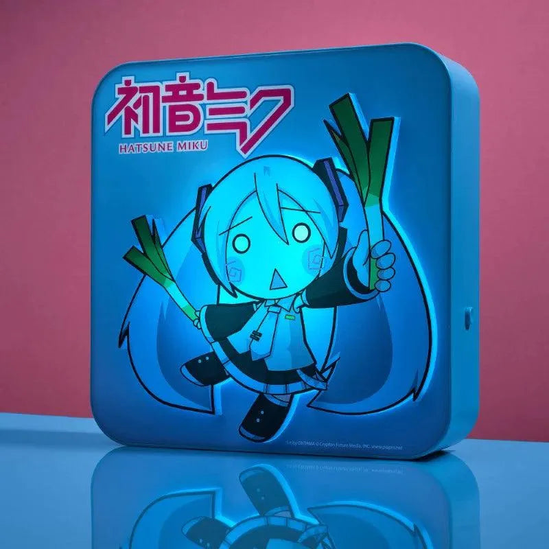 Official Hatsune Miku 3D Desk Lamp / Wall Light - ZZGames.dk