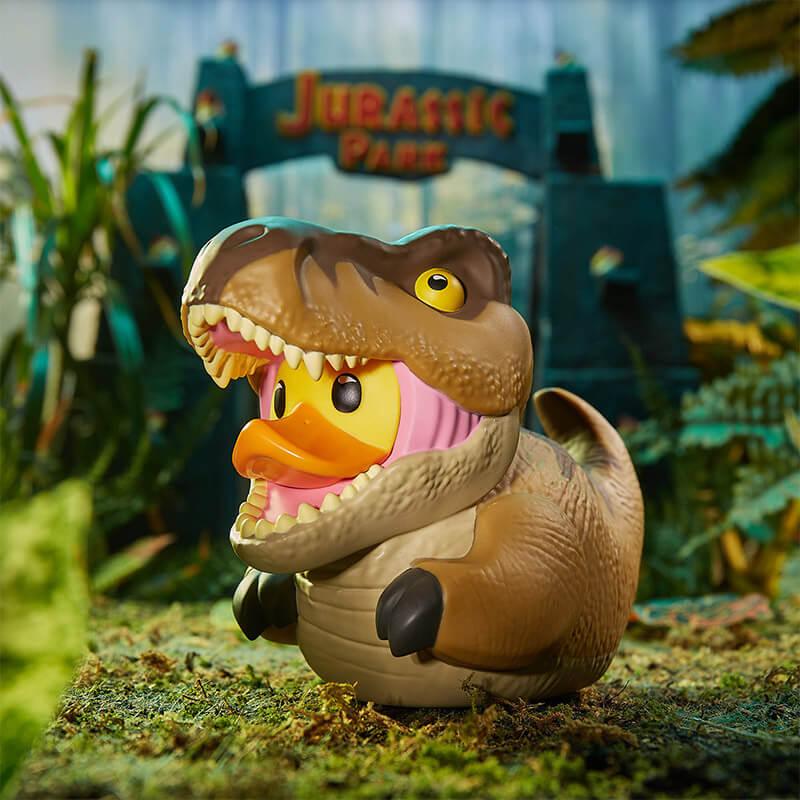 Official Jurassic Park T-Rex TUBBZ Cosplaying Duck Collectable - ZZGames.dk