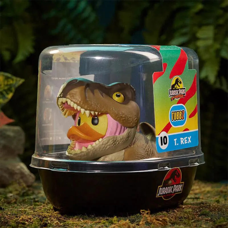 Official Jurassic Park T-Rex TUBBZ Cosplaying Duck Collectable - ZZGames.dk