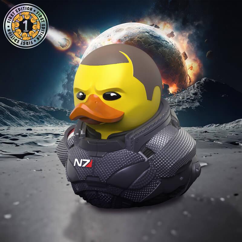 Official Mass Effect Commander Shepard TUBBZ Cosplaying Duck Collectable - ZZGames.dk