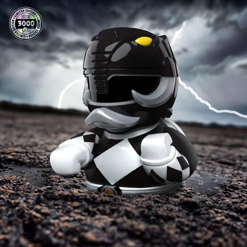 Official Power Rangers Black Ranger TUBBZ Cosplay Duck Collectable - ZZGames.dk