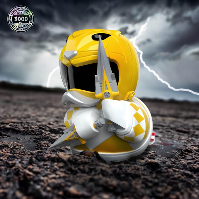 Official Power Rangers Yellow Ranger TUBBZ Cosplay Duck Collectable - ZZGames.dk