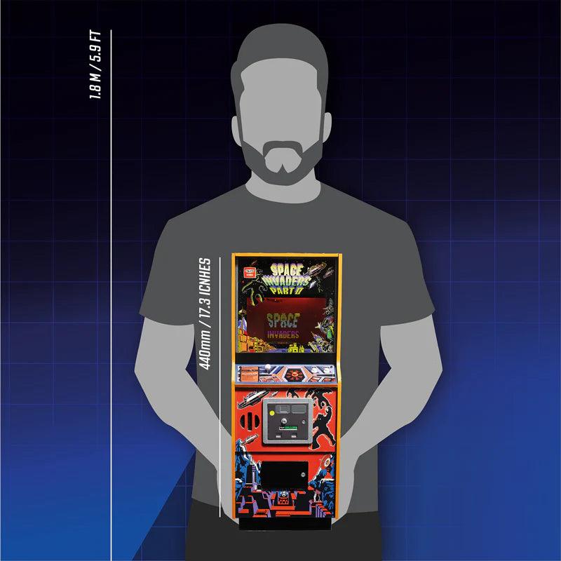 Official Space Invaders Part II Quarter Size Arcade Cabinet + Coin - ZZGames.dk