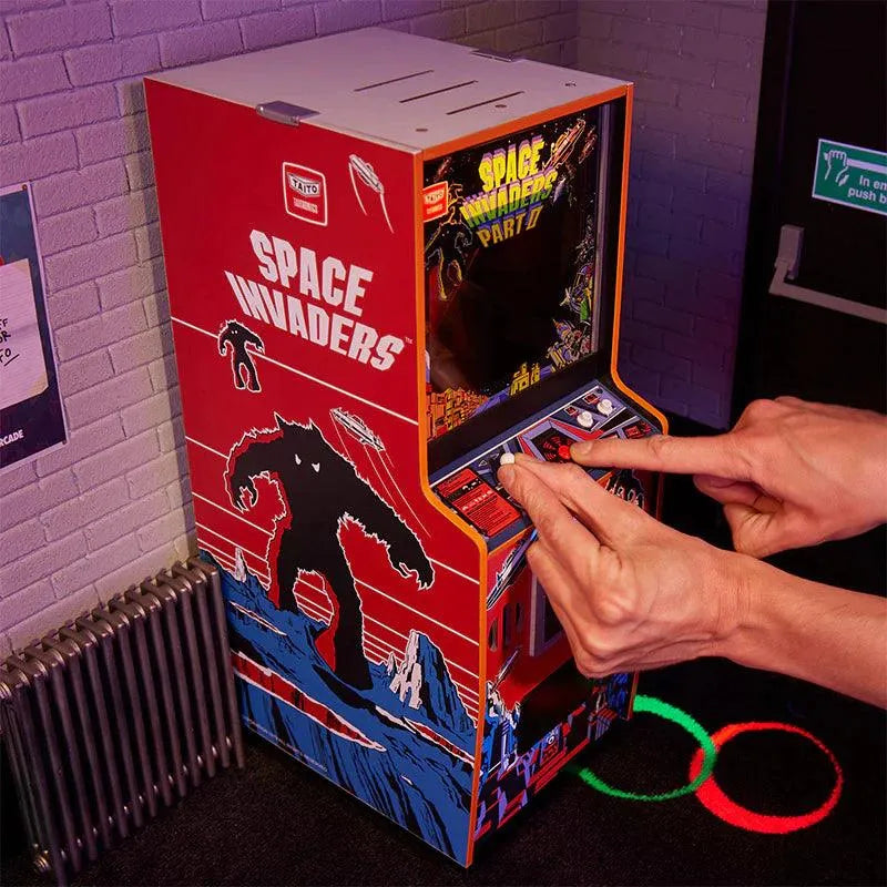 
                  
                    Official Space Invaders Part II Quarter Size Arcade Cabinet + Coin - ZZGames.dk
                  
                