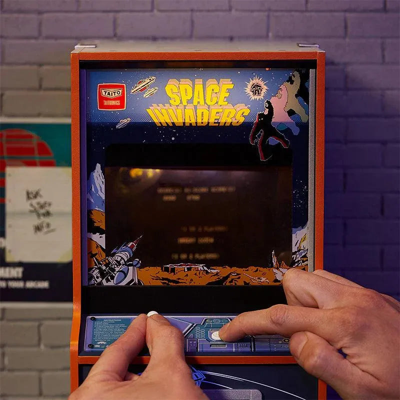 
                  
                    Official Space Invaders Quarter Size Arcade Cabinet + Coin - ZZGames.dk
                  
                