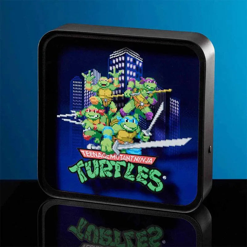 Official Teenage Mutant Ninja Turtles Perspex Lamp - ZZGames.dk