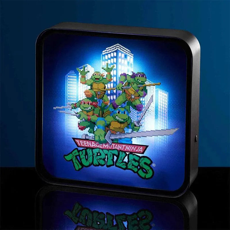 Official Teenage Mutant Ninja Turtles Perspex Lamp - ZZGames.dk