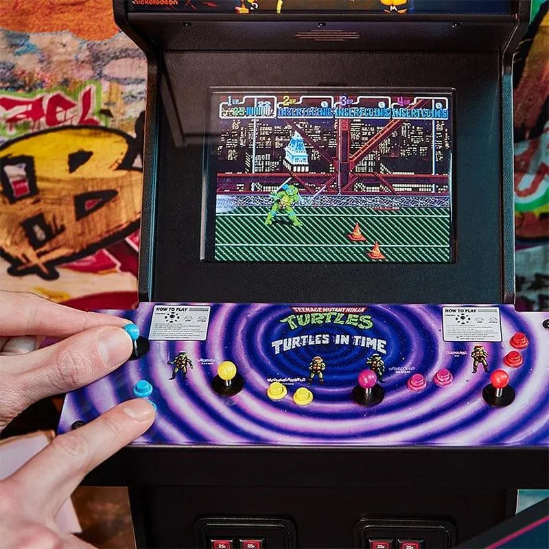 
                  
                    Official TMNT – Turtles in Time Quarter Arcade Cabinet - ZZGames.dk
                  
                