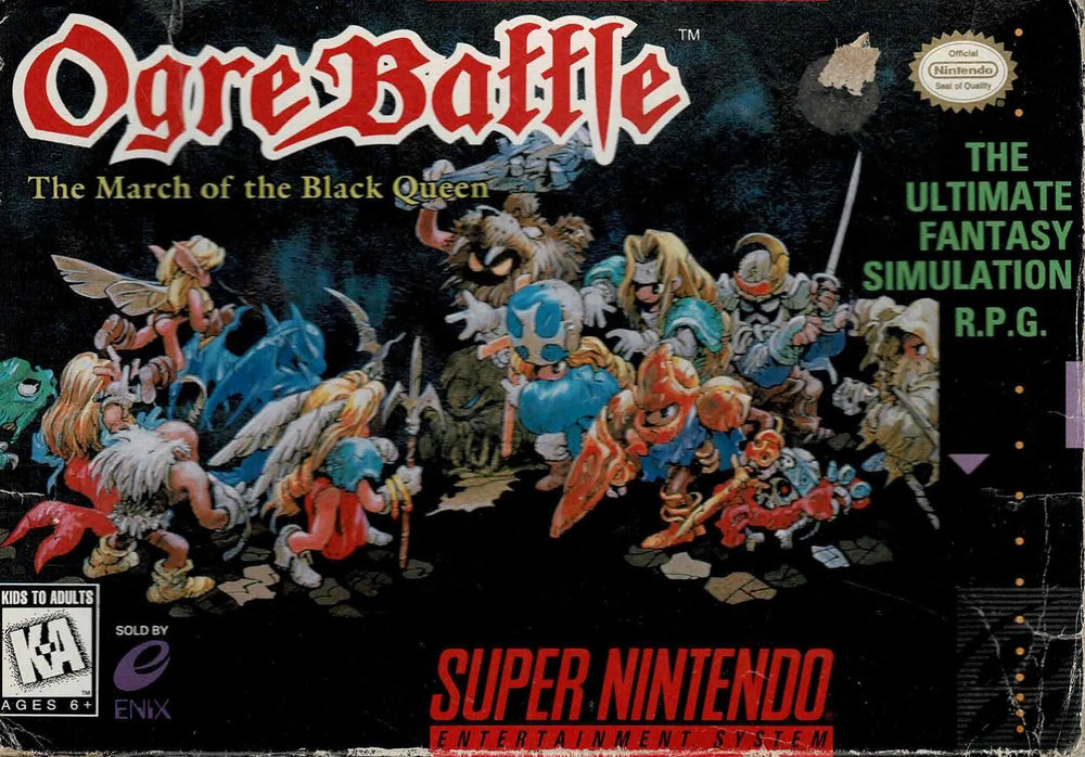 Ogre Battle NTSC (u. manual m. kosmetiske fejl) - ZZGames.dk