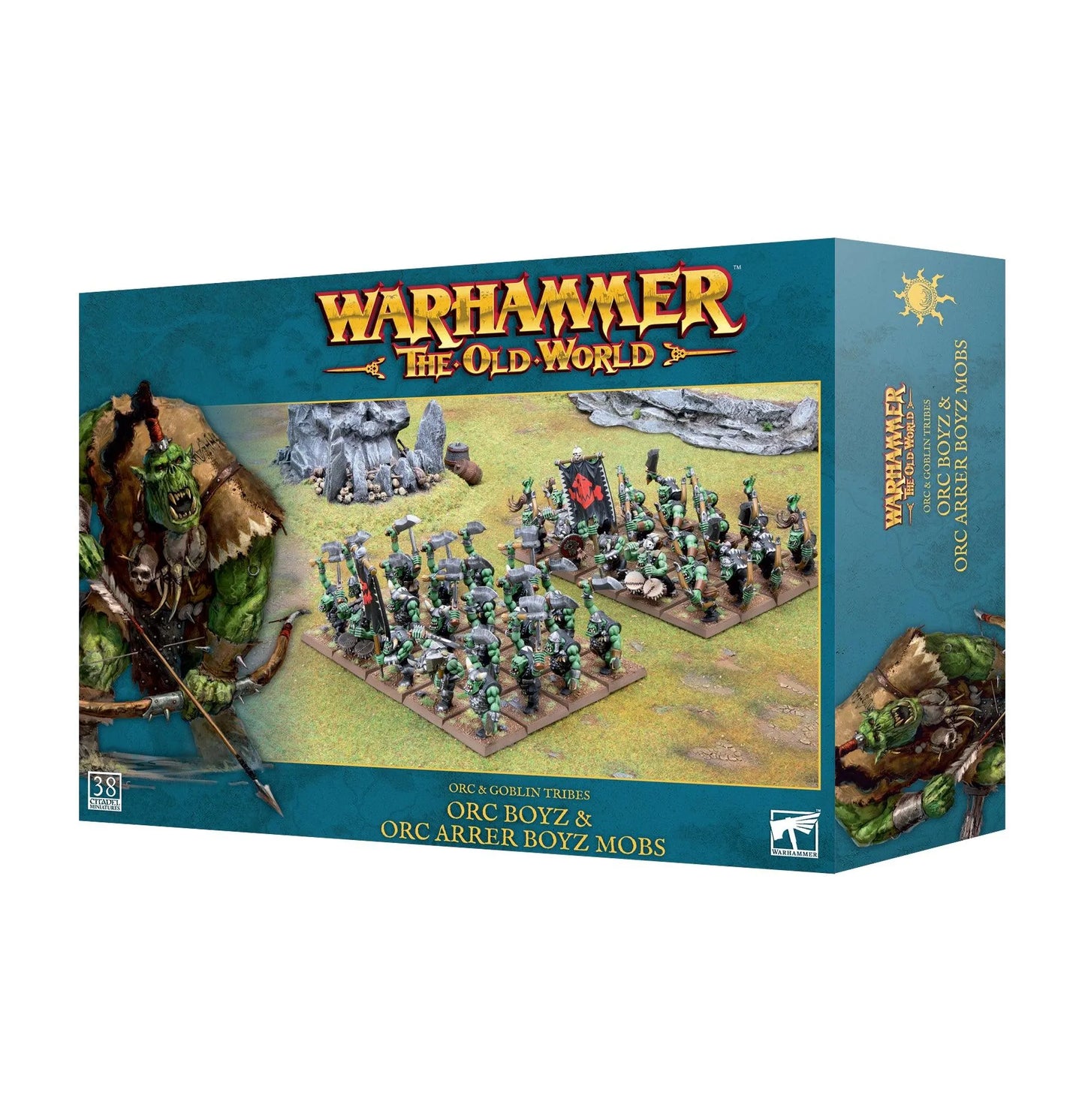 Warhammer: The Old World - Orc Boyz & Orc Arrer Boyz Mobs - ZZGames.dk