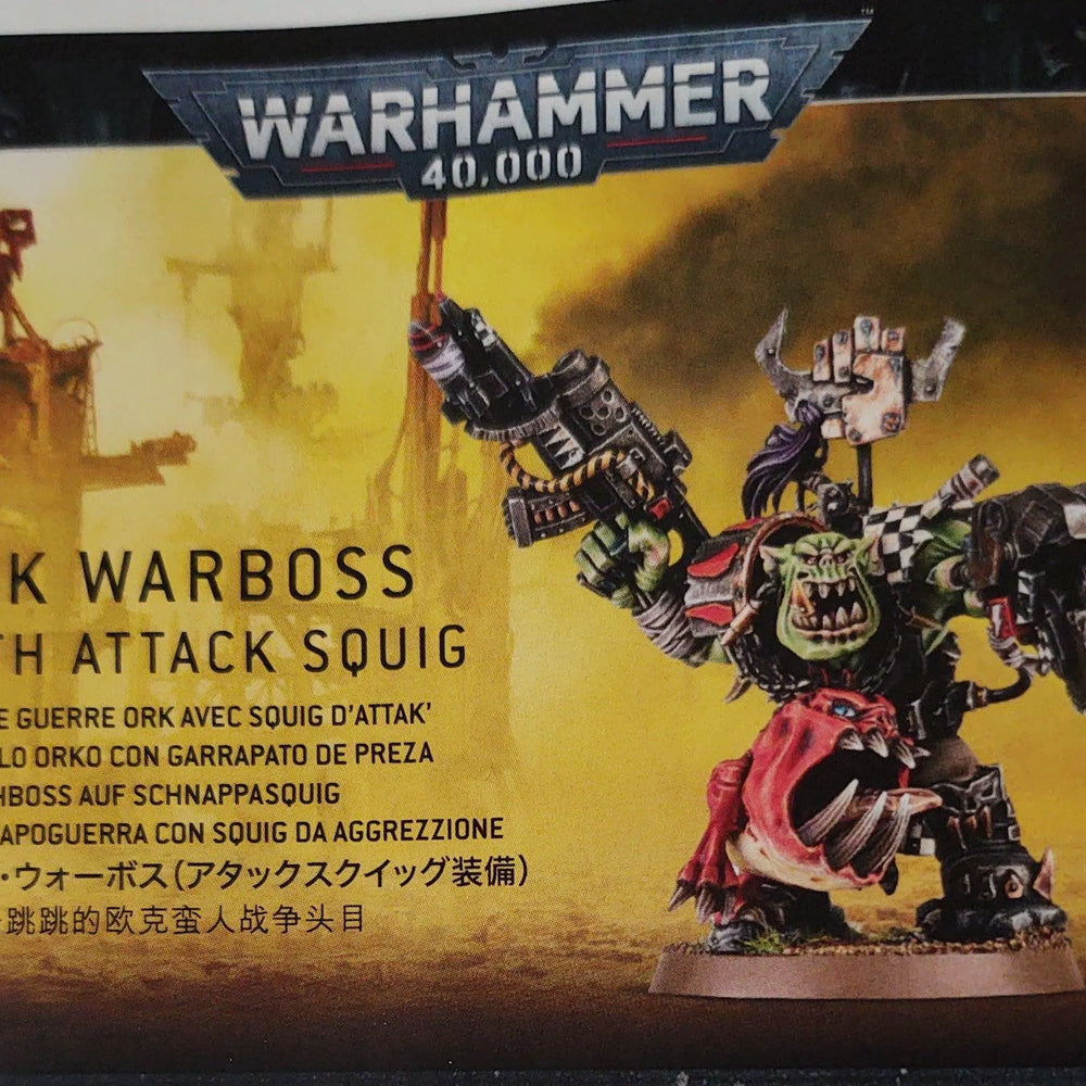 ORK WARBOSS WITH ATTACK SQUIG - ZZGames.dk