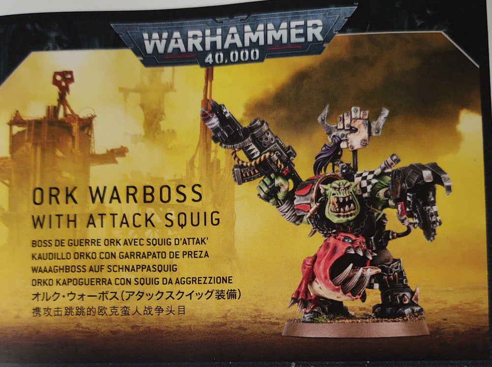 ORK WARBOSS WITH ATTACK SQUIG - ZZGames.dk