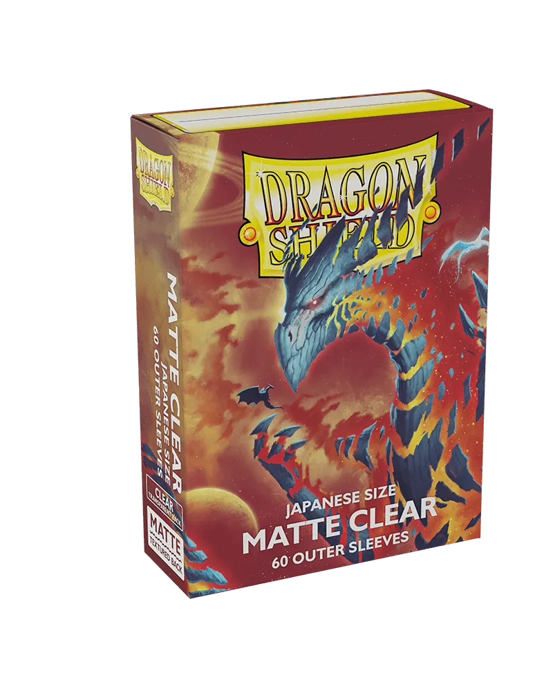 Outer Sleeves Matte Clear Japanese (59x86mm) - ZZGames.dk