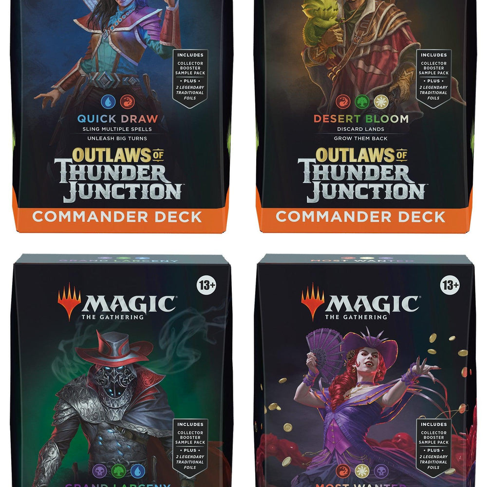 Outlaws of Thunder Junction Commander Decks (alle 4 decks) - ZZGames.dk