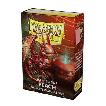 Japanese size Matte Dual Sleeves - Peach Piip (60 Sleeves) - ZZGames.dk