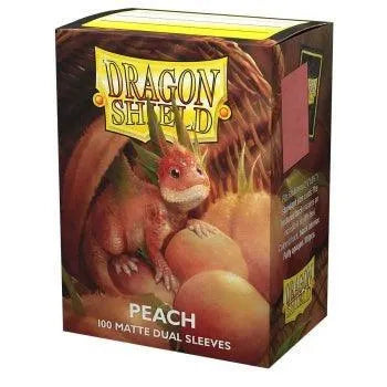 Standard Matte Dual Sleeves - Peach Piip (100 Sleeves) - ZZGames.dk