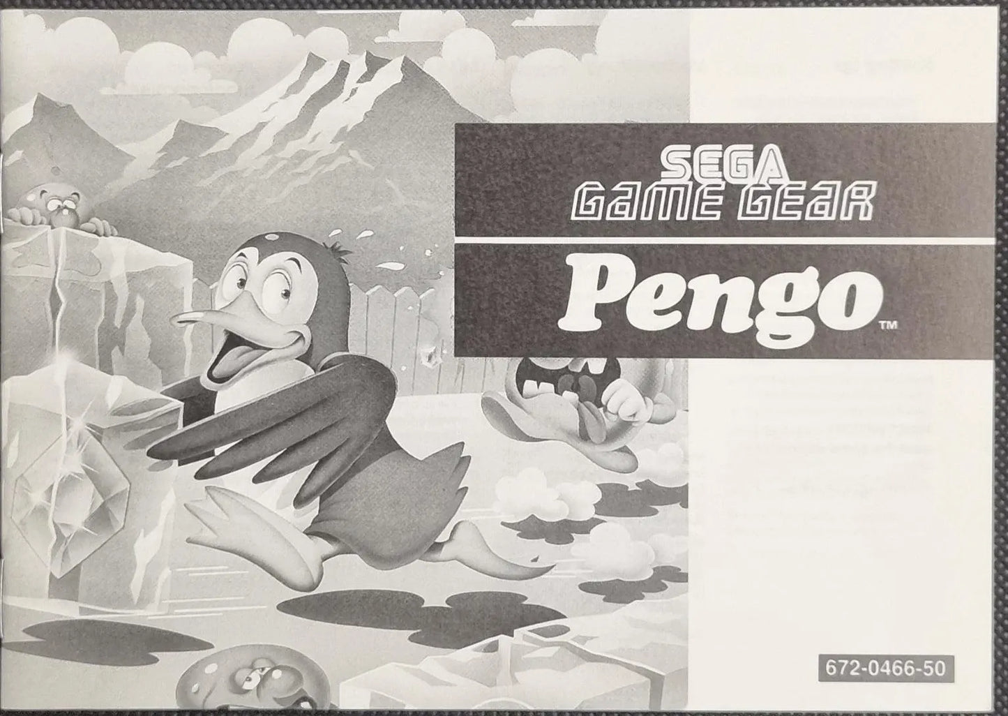 Pengo manual - ZZGames.dk