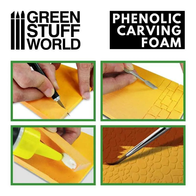 Phenolic Carving Foam 4mm - A5 size - ZZGames.dk