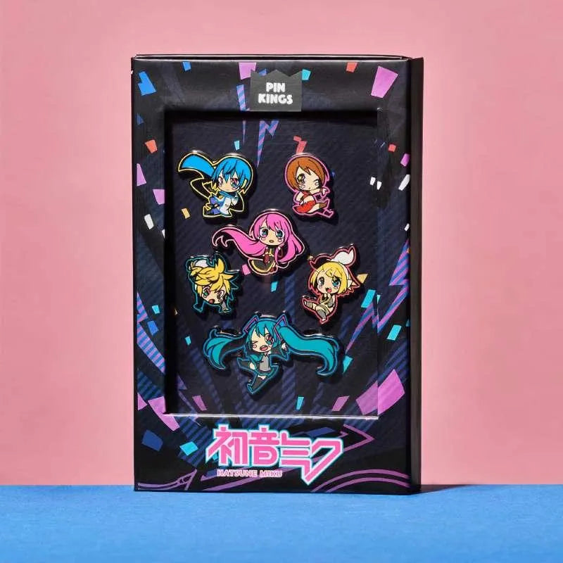Pin Kings Hatsune Miku Enamel Pin Badge Set 1.4 – Piapro Characters - ZZGames.dk