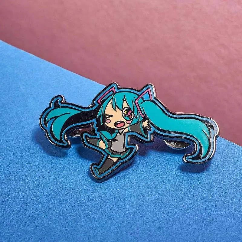 Pin Kings Hatsune Miku Enamel Pin Badge Set 1.4 – Piapro Characters - ZZGames.dk