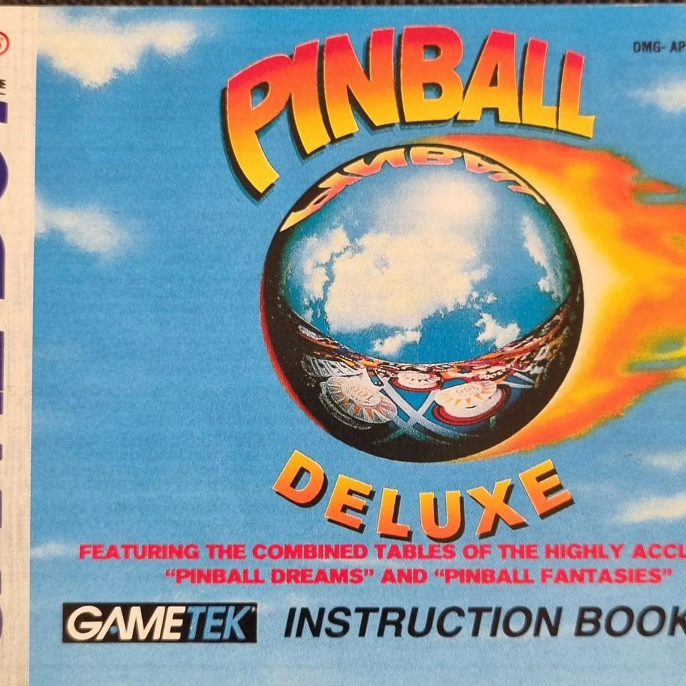 Pinball Deluxe manual (EUR) - ZZGames.dk