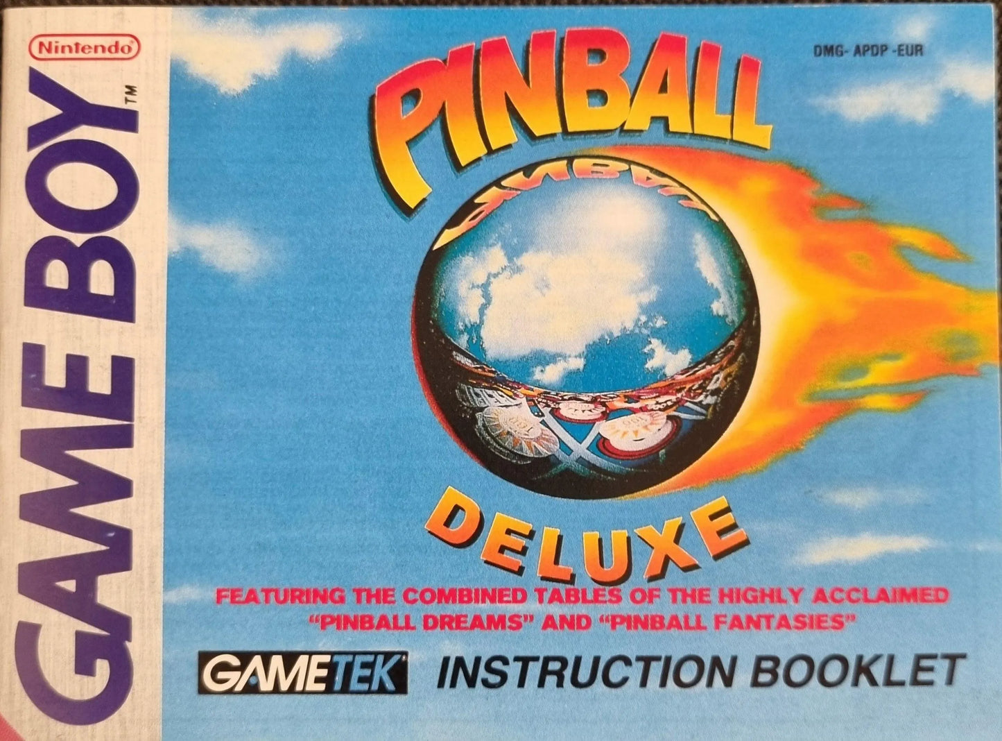 Pinball Deluxe manual (EUR) - ZZGames.dk