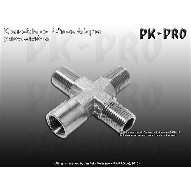 Cross Adapter (3x1/8